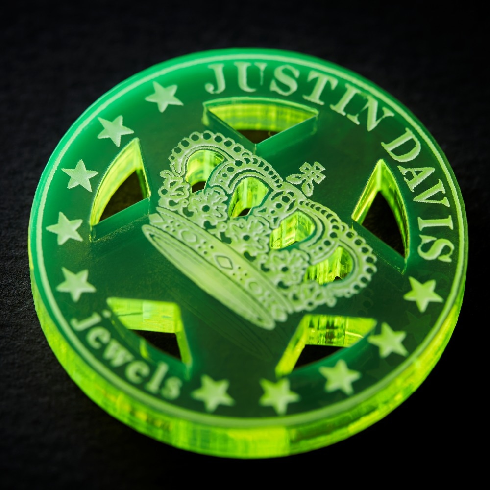 勝利を呼び寄せるクラウン柄】JUSTIN DAVISオリジナルゴルフマーカー